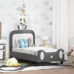 vidaXL Peuterbedframe met hoofdboard Lichtgrijs 70 x 140 cm, Huis en Inrichting, Verzenden, Nieuw