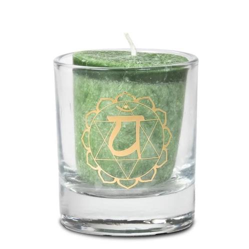 Geurkaars Chakra Votief - 4e Chakra Groen, Sport en Fitness, Gezondheidsproducten en Wellness, Ophalen of Verzenden