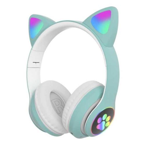 Draadloze Koptelefoon met Kattenoren - Kitty Headset, Telecommunicatie, Mobiele telefoons | Oordopjes, Nieuw, Verzenden