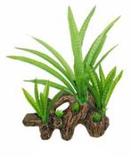 SF Easy Plants Hout Met Microsorium 22cm (SF  kunstplanten), Dieren en Toebehoren, Ophalen of Verzenden, Nieuw, Plant(en), Steen of Hout
