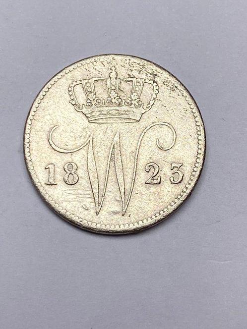 Nederland. Willem I. 25 Cents 1823/22, Postzegels en Munten, Munten | Nederland
