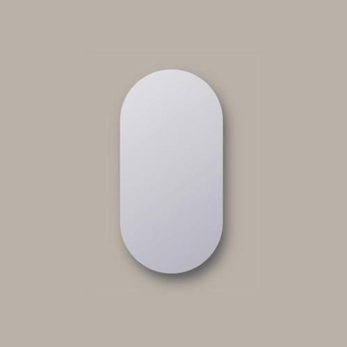 Spiegel Sanicare Q-Mirrors 70x100 cm Ovaal/Rond incl., Doe-het-zelf en Bouw, Sanitair, Overige typen, Nieuw, Ophalen of Verzenden