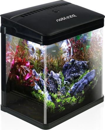 Nobleza aquarium - 7L - 23x16x27.5 cm - zwart beschikbaar voor biedingen