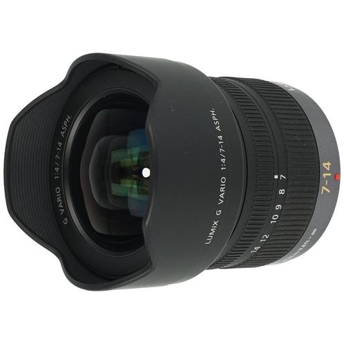 Panasonic MFT 7-14mm F/4 ASPH. Lumix G occasion, Audio, Tv en Foto, Fotocamera's Digitaal, Zo goed als nieuw, Verzenden
