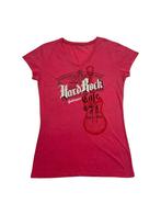 Vintage Hard Rock Pink Printed T-Shirt maat XL, Ophalen of Verzenden