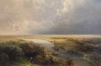P. L. F. Kluyver (1816-1900) - Panorama langs de Rijn, Antiek en Kunst, Kunst | Schilderijen | Klassiek