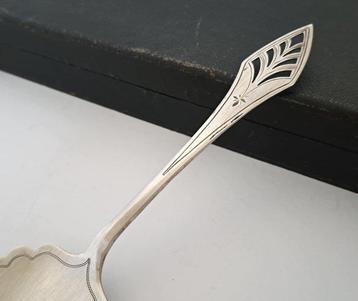 Jugendstil zilveren taartschep - Serveur de gâteaux - Argent