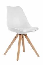 Stoelenset -  - Design - Comfort - Wit, Huis en Inrichting, Twee, Wit, Nieuw, Ophalen of Verzenden