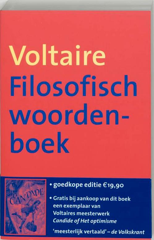 Filosofisch woordenboek pb 9789055154203 Voltaire, Boeken, Filosofie, Zo goed als nieuw, Verzenden