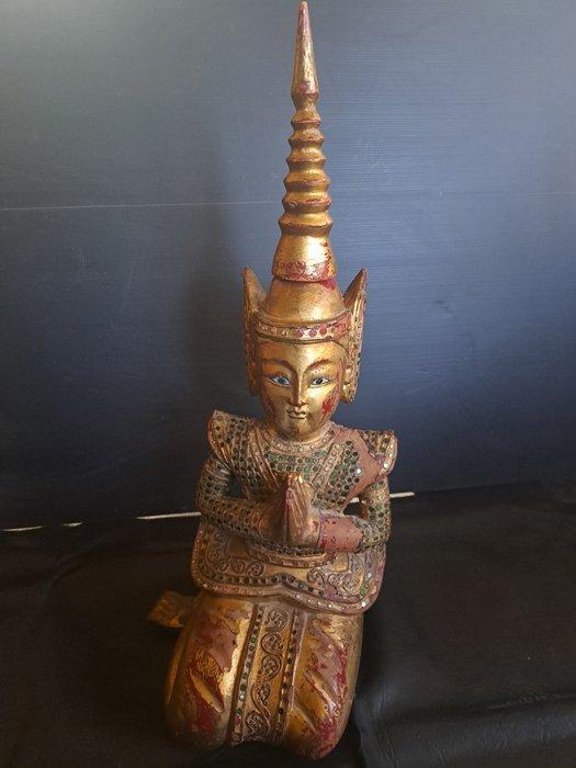 Temple Guard 66 cm - Beeld - Thailand, Antiek en Kunst, Kunst | Niet-Westerse kunst