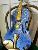 fp pop art - Louis vuitton violon bleu full laque luxury art, Antiek en Kunst, Kunst | Schilderijen | Modern