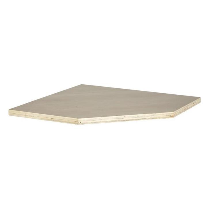 Multiplex werkblad 86,5 x 86,5 x 3,6 cm voor hoekstuk, Doe-het-zelf en Bouw, Werkbanken, Ophalen of Verzenden