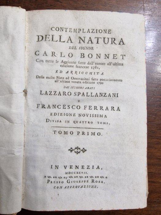 Carlo Bonnet - Contemplazione della natura - 1797, Antiek en Kunst, Antiek | Boeken en Manuscripten