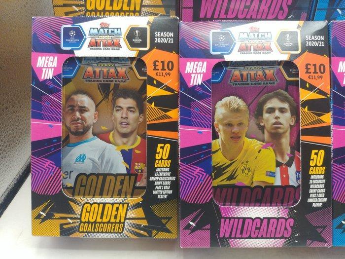 2020/21 Topps Match Attax 24x sealed Tin Boxes - 1 Mixed, Collections, Autocollants