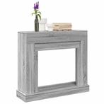 vidaXL Haardombouw 100x30x87,5 cm bewerkt hout grijs sonoma, Huis en Inrichting, Kachels, Verzenden, Nieuw