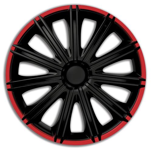 Wieldoppen Nero R 16-inch zwart/rood, Auto diversen, Wieldoppen, Verzenden