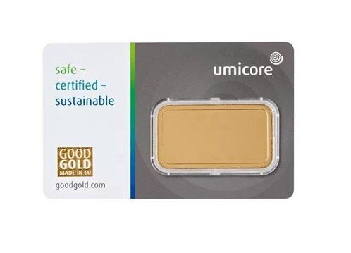 20 gram - Goud .999 - Umicore, Belgium - Verzegeld en met, Postzegels en Munten, Edelmetalen en Baren