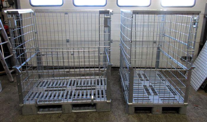 Palletrand, Opzetrand op pallet met een klep aan de lange, Zakelijke goederen, Kantoor en Winkelinrichting | Magazijn, Stelling en Opslag