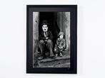 The Kid 1921 - Charlie Chaplin (Charlot) & Jackie Coogan en