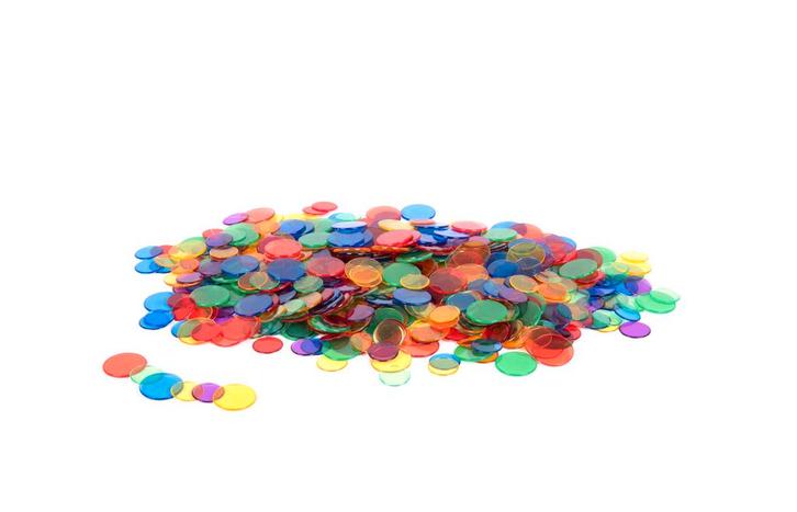 EDX Transparante  bingo fiches, Kinderen en Baby's, Speelgoed | Educatief en Creatief, Nieuw, Ophalen of Verzenden