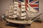 ENORME Voilier Fregate CUTTY SARK en bois 90CM bateau, Nieuw