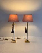 Herda - Lampe de table - Laiton, Émail - Une paire de lampes, Antiek en Kunst