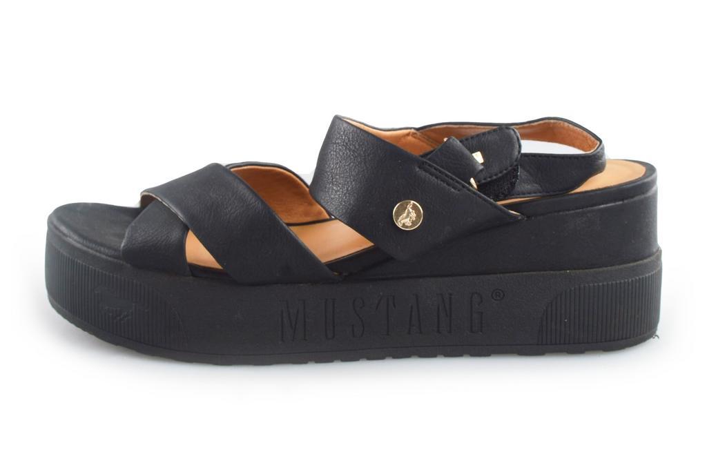 Mustang sandalen zwart hot sale