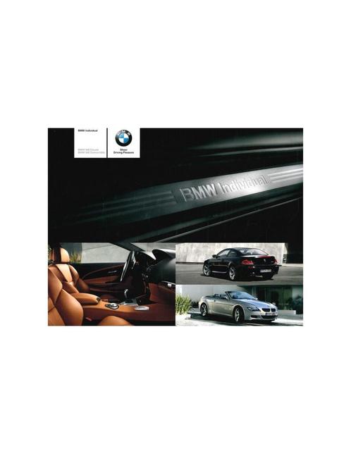 2008 BMW M6 INDIVIDUAL BROCHURE ENGELS, Boeken, Auto's | Folders en Tijdschriften