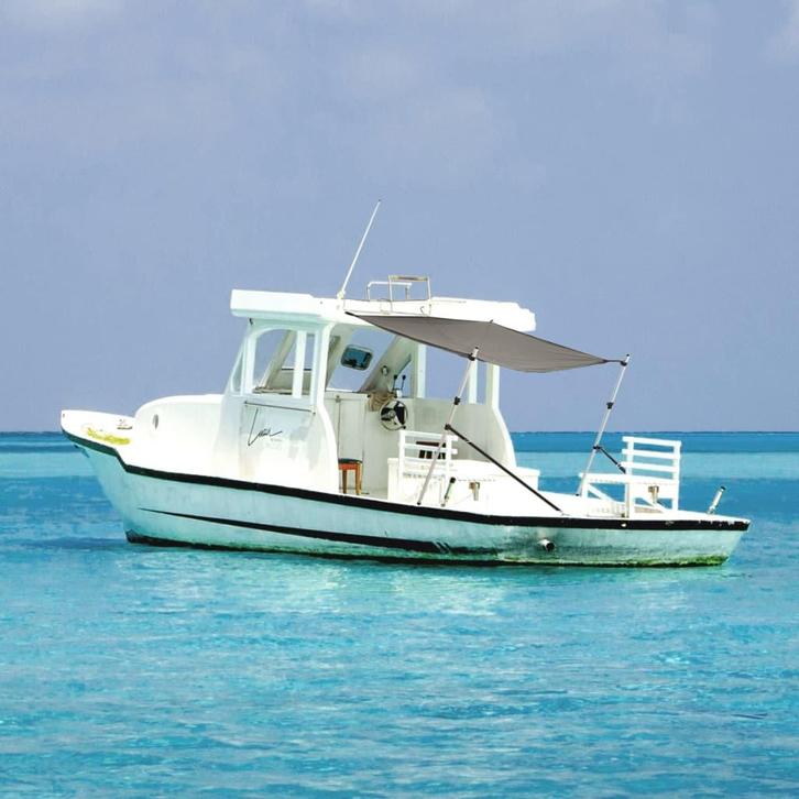 vidaXL Schaduwdoekset T-top 174x205x(115-194) cm, Watersport en Boten, Bootonderdelen, Nieuw, Verzenden