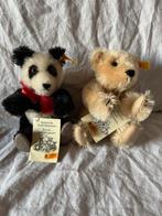 Steiff - Teddybeer Historische Steiff Miniaturen Duo 029097,, Antiek en Kunst, Antiek | Speelgoed