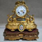 Pendule - Graverand, Paris -  Napoleon III Porselein,, Antiquités & Art, Antiquités | Horloges