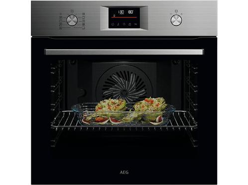 AEG -  Multifunctionele Oven - Inox, Elektronische apparatuur, Ovens, Inbouw, Hete lucht, Stoom, Nieuw, Oven met grill, 60 cm of meer