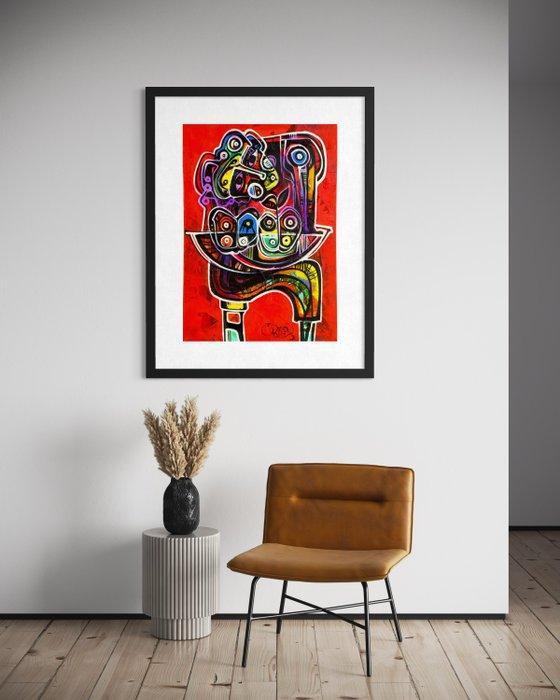 Simeon Gonzales - Frutos del Valle (NO RESERVE PRICE), Antiek en Kunst, Kunst | Schilderijen | Modern