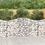 vidaXL Schanskorven 13 st gewelfd 200x30x100/120 cm ijzer, Tuin en Terras, Bloempotten, Verzenden, Nieuw