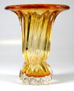 Egermann - Vaas - Glas - Massiv vaas amber