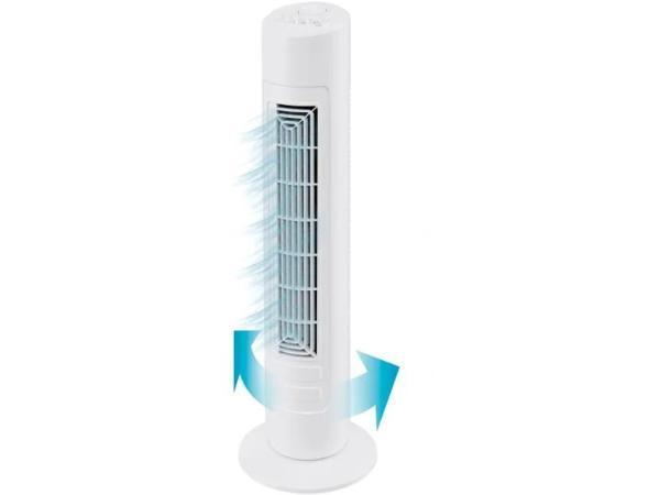 Veiling - Silvercrest Torenventilator 50W - 76 cm -3 standen, Elektronische apparatuur, Ventilatoren, Gebruikt
