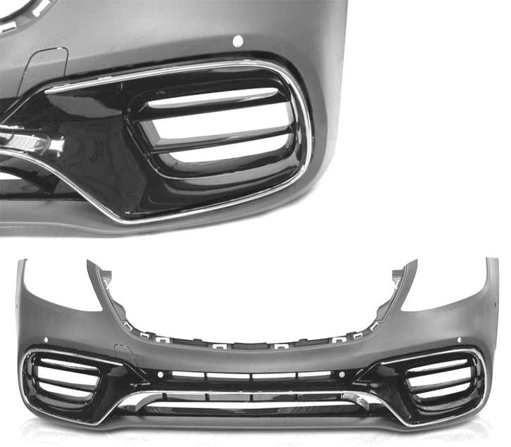 PARE-CHOCS FRONTAL MERCEDES CLASSE S W222 18-20 AMG S63, Auto-onderdelen, Carrosserie, Verzenden