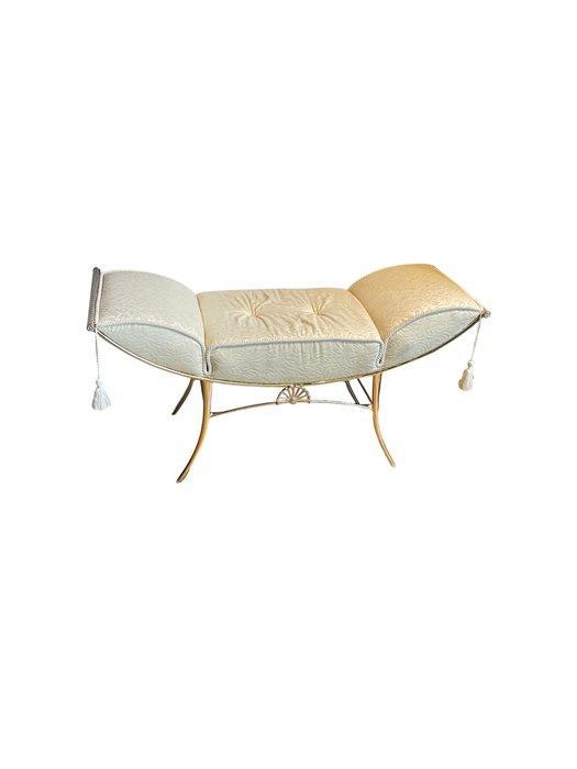 Bank - Messing - Chicco stijl, Antiquités & Art, Curiosités & Brocante