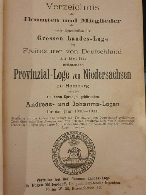 Johann Hinrich Meyer Inh.Br Fritz Ebeling - 1930-1931 -, Verzamelen, Militaria | Algemeen
