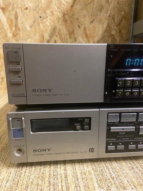 Sony SL-F1E(recorder) + TT-F1e (tuner) Videorecorder, Verzamelen, Foto-apparatuur en Filmapparatuur