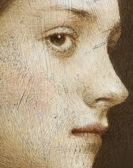 Michal Lukasiewicz - Portrait with Hare III, Antiquités & Art, Art | Peinture | Moderne