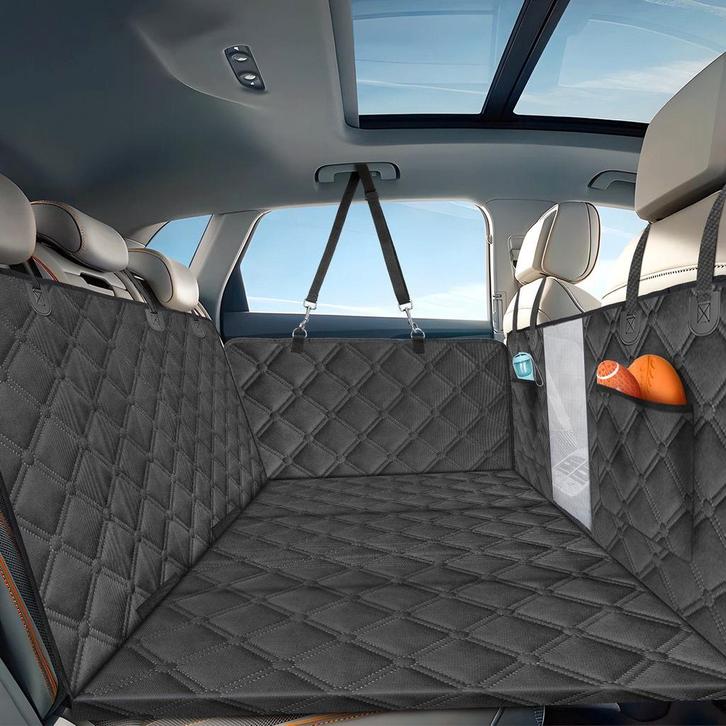 Hondendeken auto achterbank - hondenmat - 130x70 cm - Zwart, Dieren en Toebehoren, Overige Dieren-accessoires, Verzenden
