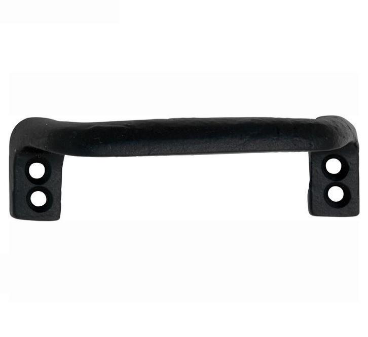 Raamgreep Haags model 100mm ijzer zwart, Doe-het-zelf en Bouw, Hang- en Sluitwerk, Klink of Kruk, Nieuw, Overige materialen