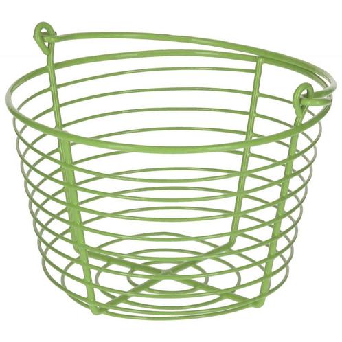 Eiermand van metaal groen, Ø 21 cm x 15,5 cm - kerbl, Dieren en Toebehoren, Overige Dieren-accessoires, Nieuw