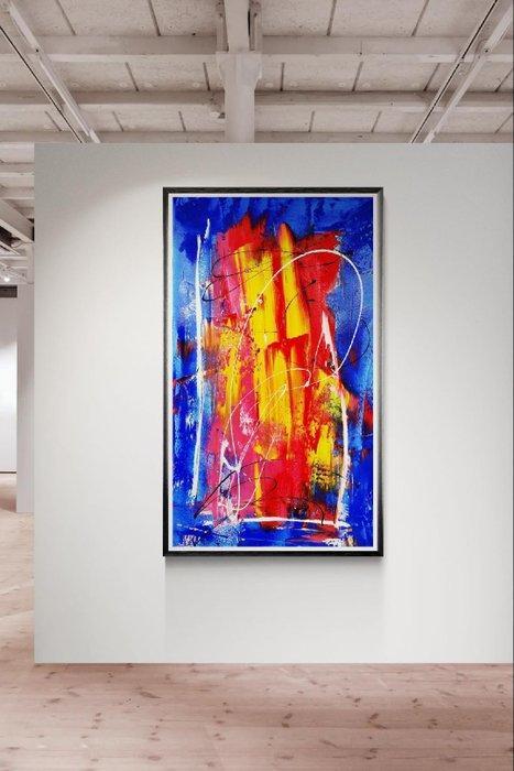 Luc Mora - Mediterranean splinters captivating expressionism, Antiek en Kunst, Kunst | Designobjecten