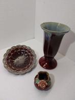 faïenceries de Thulin - Vase (3) - modèle 221, 597 - Faïence, Antiek en Kunst