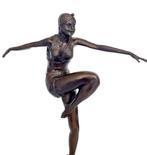 Sculpture, Art Deco Dancer - 56 cm - Bronze
