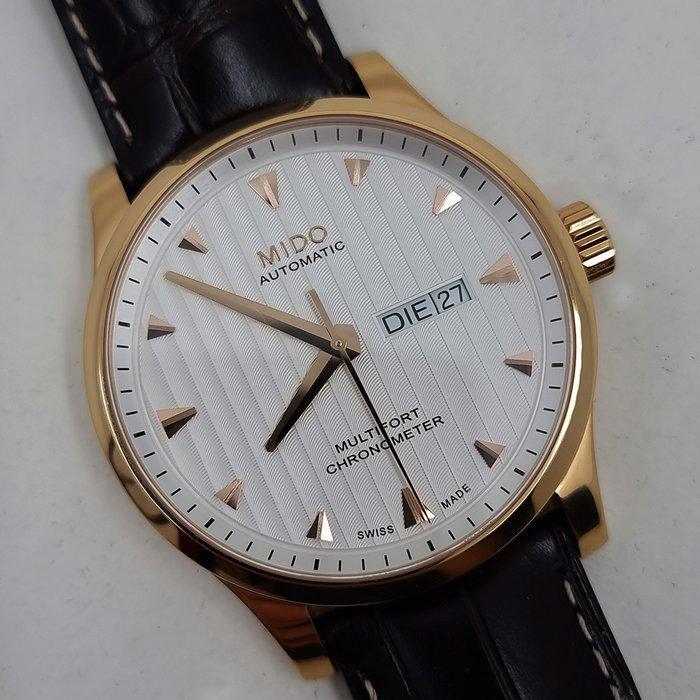 Mido - Multifort Chronometer Day-Date COSC -, Handtassen en Accessoires, Horloges | Heren