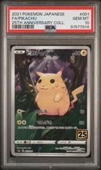 Pokémon - 1 Graded card - Pikachu full art 001 - Pokemon