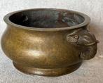 Encensoir à têtes d’éléphant - Bronze - Chine - XXe siècle, Antiquités & Art